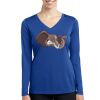 Women's Long Sleeve PosiCharge ® Competitor V Neck Tee Thumbnail