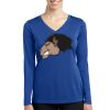 Women's Long Sleeve PosiCharge ® Competitor V Neck Tee Thumbnail