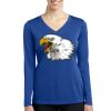 Women's Long Sleeve PosiCharge ® Competitor V Neck Tee Thumbnail