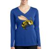 Women's Long Sleeve PosiCharge ® Competitor V Neck Tee Thumbnail