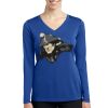 Women's Long Sleeve PosiCharge ® Competitor V Neck Tee Thumbnail