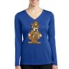 Women's Long Sleeve PosiCharge ® Competitor V Neck Tee Thumbnail