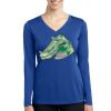 Women's Long Sleeve PosiCharge ® Competitor V Neck Tee Thumbnail