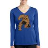 Women's Long Sleeve PosiCharge ® Competitor V Neck Tee Thumbnail