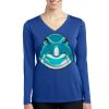 Women's Long Sleeve PosiCharge ® Competitor V Neck Tee Thumbnail
