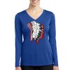 Women's Long Sleeve PosiCharge ® Competitor V Neck Tee Thumbnail