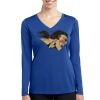 Women's Long Sleeve PosiCharge ® Competitor V Neck Tee Thumbnail