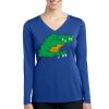 Women's Long Sleeve PosiCharge ® Competitor V Neck Tee Thumbnail