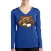 Women's Long Sleeve PosiCharge ® Competitor V Neck Tee Thumbnail