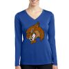 Women's Long Sleeve PosiCharge ® Competitor V Neck Tee Thumbnail