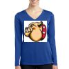 Women's Long Sleeve PosiCharge ® Competitor V Neck Tee Thumbnail