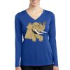 Women's Long Sleeve PosiCharge ® Competitor V Neck Tee Thumbnail
