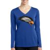 Women's Long Sleeve PosiCharge ® Competitor V Neck Tee Thumbnail