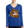 Women's Long Sleeve PosiCharge ® Competitor V Neck Tee Thumbnail