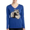 Women's Long Sleeve PosiCharge ® Competitor V Neck Tee Thumbnail