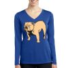 Women's Long Sleeve PosiCharge ® Competitor V Neck Tee Thumbnail