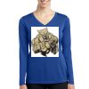 Women's Long Sleeve PosiCharge ® Competitor V Neck Tee Thumbnail