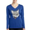Women's Long Sleeve PosiCharge ® Competitor V Neck Tee Thumbnail