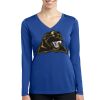 Women's Long Sleeve PosiCharge ® Competitor V Neck Tee Thumbnail