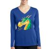 Women's Long Sleeve PosiCharge ® Competitor V Neck Tee Thumbnail