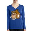 Women's Long Sleeve PosiCharge ® Competitor V Neck Tee Thumbnail