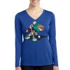 Women's Long Sleeve PosiCharge ® Competitor V Neck Tee Thumbnail