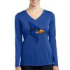 Women's Long Sleeve PosiCharge ® Competitor V Neck Tee Thumbnail