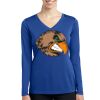 Women's Long Sleeve PosiCharge ® Competitor V Neck Tee Thumbnail