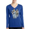 Women's Long Sleeve PosiCharge ® Competitor V Neck Tee Thumbnail