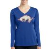 Women's Long Sleeve PosiCharge ® Competitor V Neck Tee Thumbnail