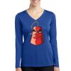 Women's Long Sleeve PosiCharge ® Competitor V Neck Tee Thumbnail