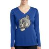 Women's Long Sleeve PosiCharge ® Competitor V Neck Tee Thumbnail
