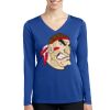 Women's Long Sleeve PosiCharge ® Competitor V Neck Tee Thumbnail