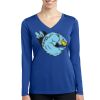 Women's Long Sleeve PosiCharge ® Competitor V Neck Tee Thumbnail