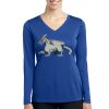 Women's Long Sleeve PosiCharge ® Competitor V Neck Tee Thumbnail