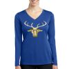 Women's Long Sleeve PosiCharge ® Competitor V Neck Tee Thumbnail