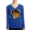 Women's Long Sleeve PosiCharge ® Competitor V Neck Tee Thumbnail