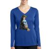 Women's Long Sleeve PosiCharge ® Competitor V Neck Tee Thumbnail