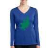 Women's Long Sleeve PosiCharge ® Competitor V Neck Tee Thumbnail