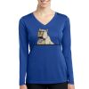 Women's Long Sleeve PosiCharge ® Competitor V Neck Tee Thumbnail