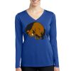Women's Long Sleeve PosiCharge ® Competitor V Neck Tee Thumbnail