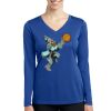 Women's Long Sleeve PosiCharge ® Competitor V Neck Tee Thumbnail