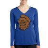 Women's Long Sleeve PosiCharge ® Competitor V Neck Tee Thumbnail