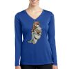 Women's Long Sleeve PosiCharge ® Competitor V Neck Tee Thumbnail