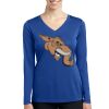 Women's Long Sleeve PosiCharge ® Competitor V Neck Tee Thumbnail