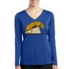 Women's Long Sleeve PosiCharge ® Competitor V Neck Tee Thumbnail