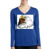 Women's Long Sleeve PosiCharge ® Competitor V Neck Tee Thumbnail