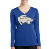 Women's Long Sleeve PosiCharge ® Competitor V Neck Tee Thumbnail