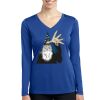 Women's Long Sleeve PosiCharge ® Competitor V Neck Tee Thumbnail