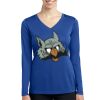 Women's Long Sleeve PosiCharge ® Competitor V Neck Tee Thumbnail